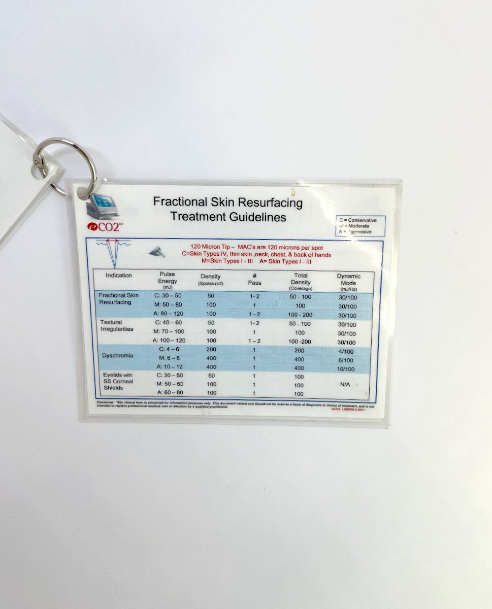 LUTRONIC FRACTIONAL SKIN RESURFACING TREATMENT GUIDELINES