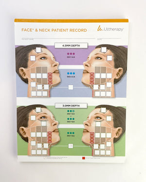 Ulthera Ultherapy Face & Neck Patient Record 1002832A (23 sheets)