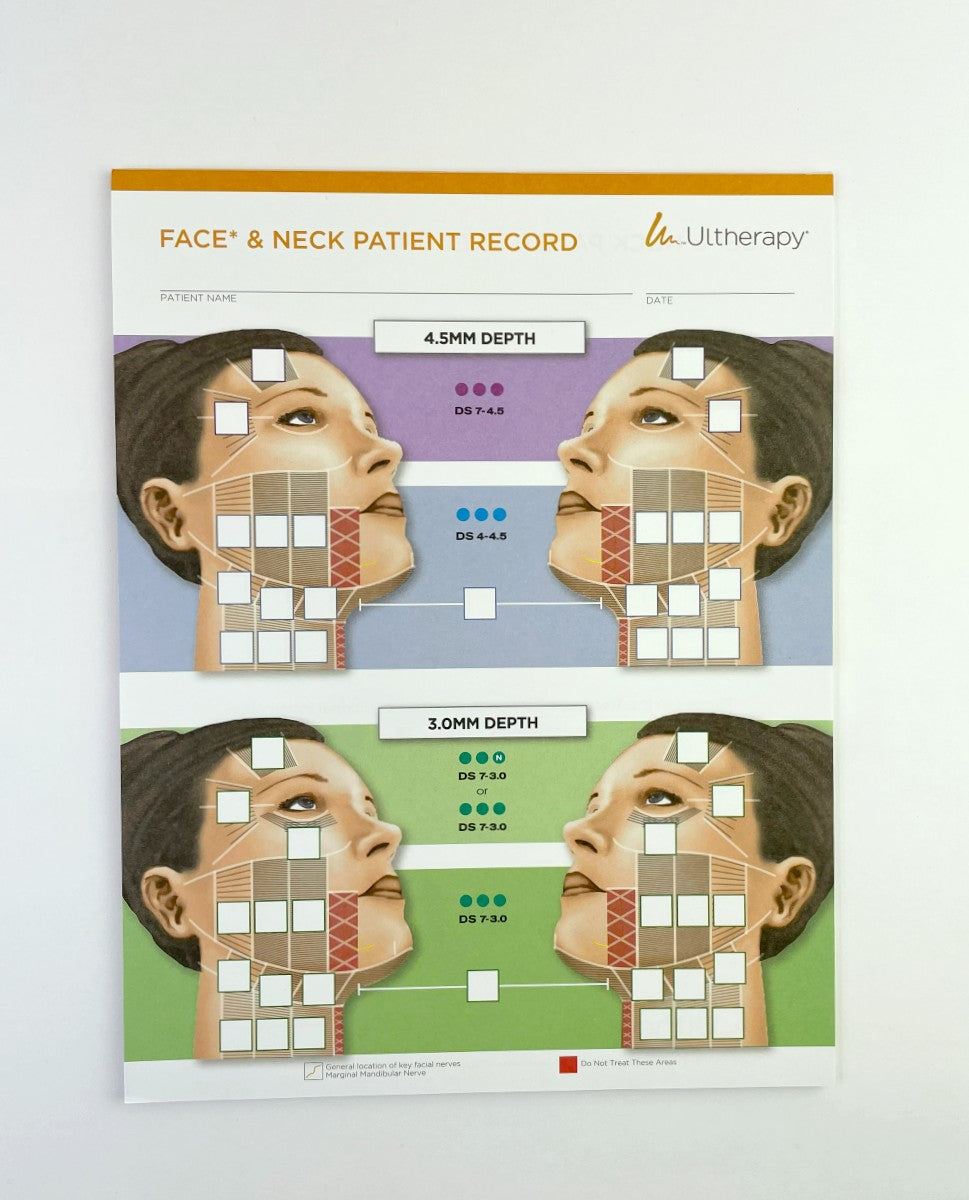 Ultherapy Patient Record Face an Neck Patlent Record Tear sheet