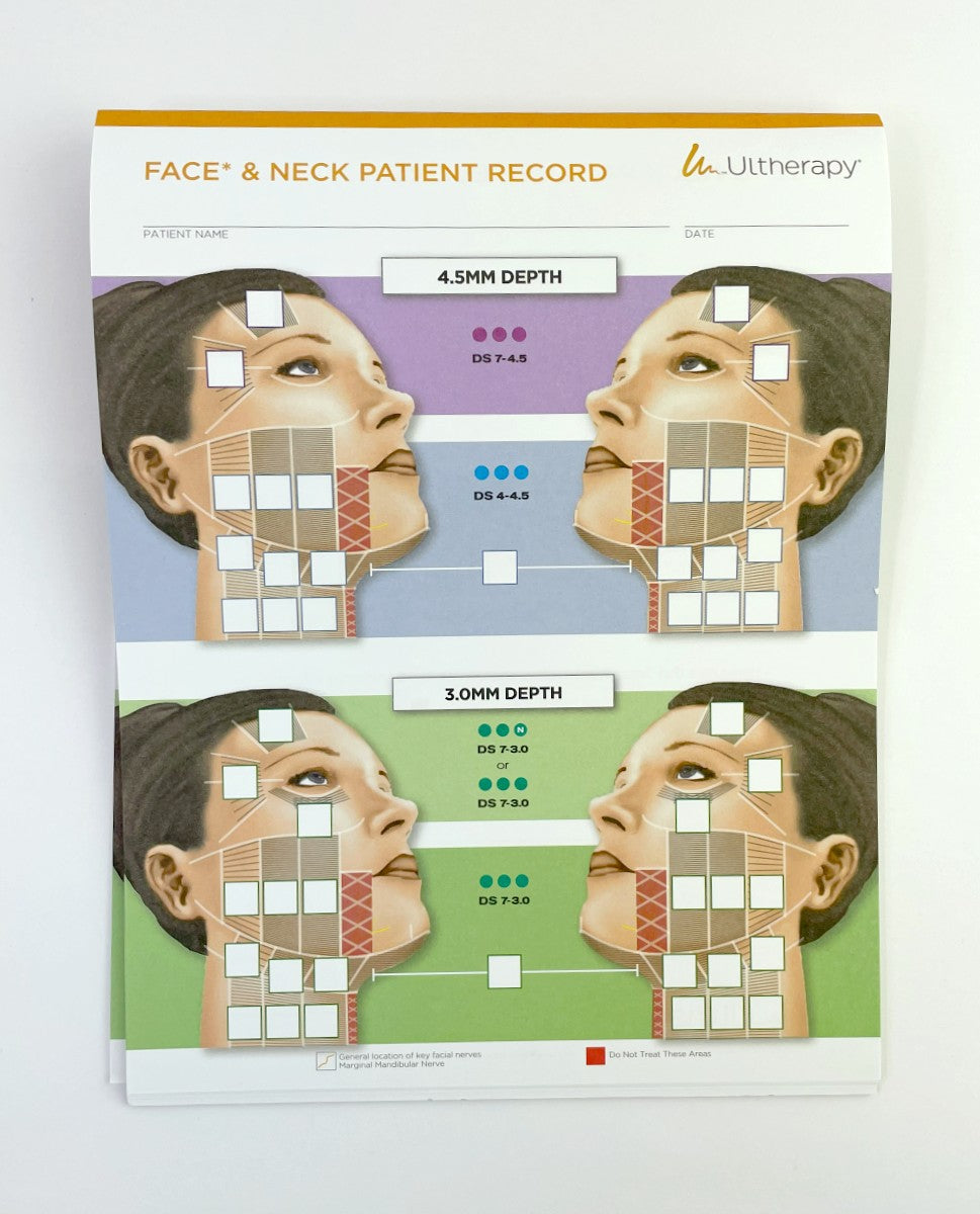 Ultherapy Patient Record Face an Neck Patlent Record Tear sheet