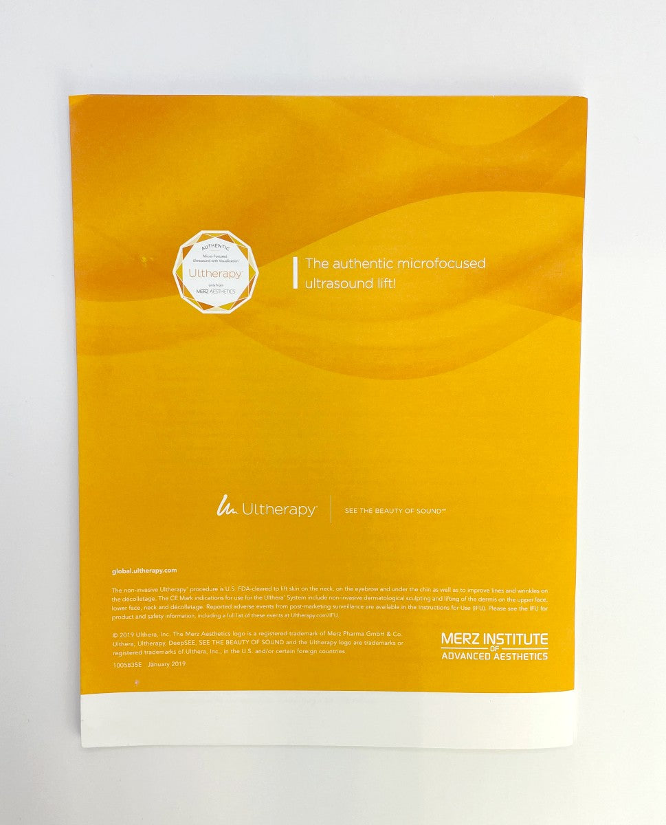 MERZ AESTHETICS Ultherapy Customer Training Manual 100583SE EXP 2019