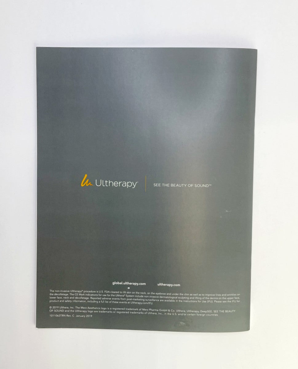 Merz Aesthetics Ultherapy SPT See. Plan. Treat Workbook 1011063TRN Rev. C 2019