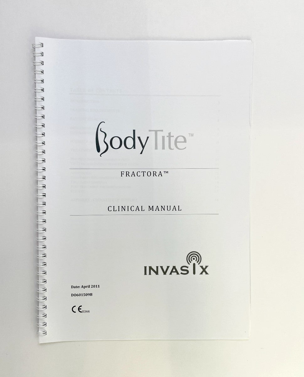INVASIX, Bodytite, Fractora, Clinical Manual DO601509B, 2011