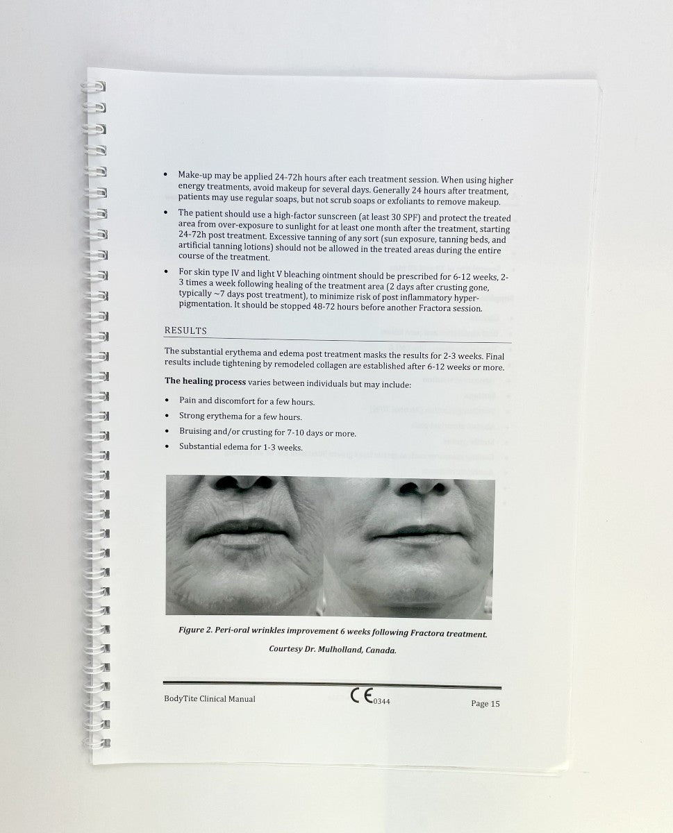 INVASIX, Bodytite, Fractora, Clinical Manual DO601509B, 2011