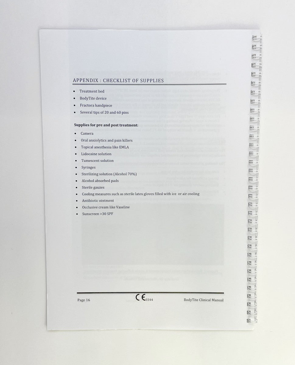 INVASIX, Bodytite, Fractora, Clinical Manual DO601509B, 2011