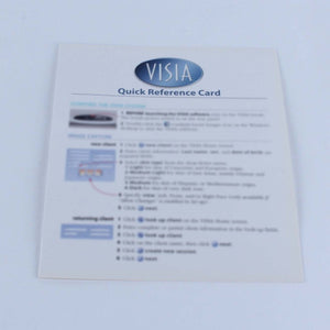 Canfield Visia Facial Imaging System Operation Instructions Quick Reference Card