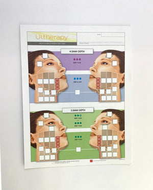 Ulthera Ultherapy Face & Neck Patient Record 1002832A 12 sheets
