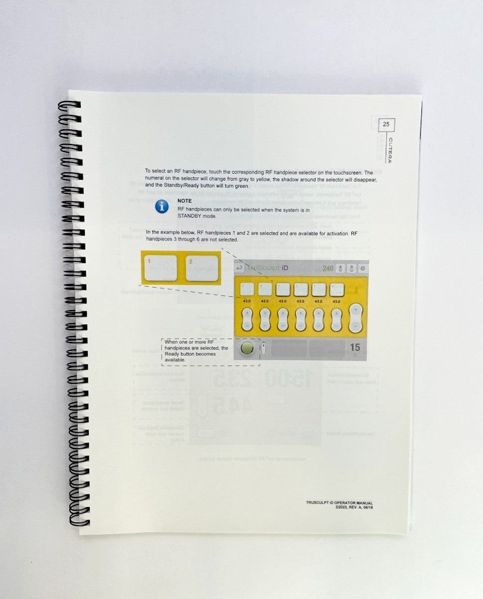 CUTERA truSculpt Id Operator Manual D2023, REV.A, 08/18