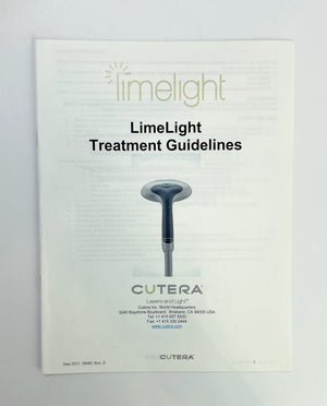 Cutera LimeLight Treatment Guidelines Manual D0481 June 2013