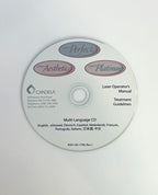 Candela Kit Cd Manual Treatment and Stikers Waring Label Door Safety Yellow