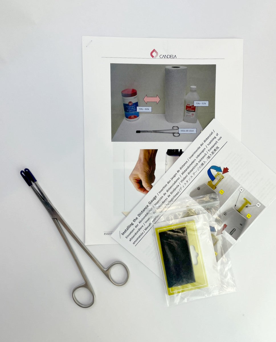 CANDELA, Installing the Distance Gauge Instructive P/N 8502-00-1870 Revision A