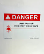 Danger Laser Radiation Acrylic Avoid Direct Eye Exposure Class 3r Laser 43872 Rev B