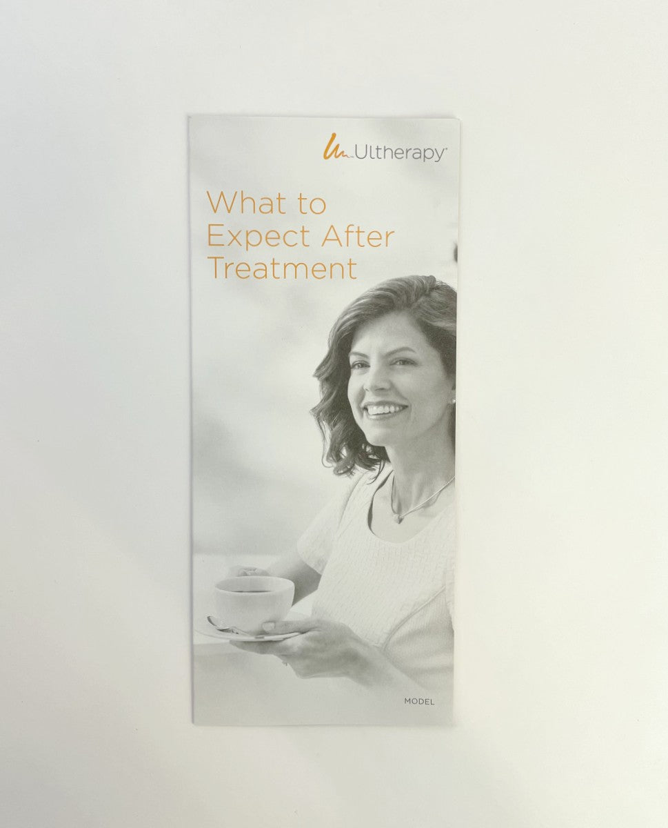 ULTHERA Ultherapy What to Expect After Treatment Brochure ML02107-00 EXP 2017
