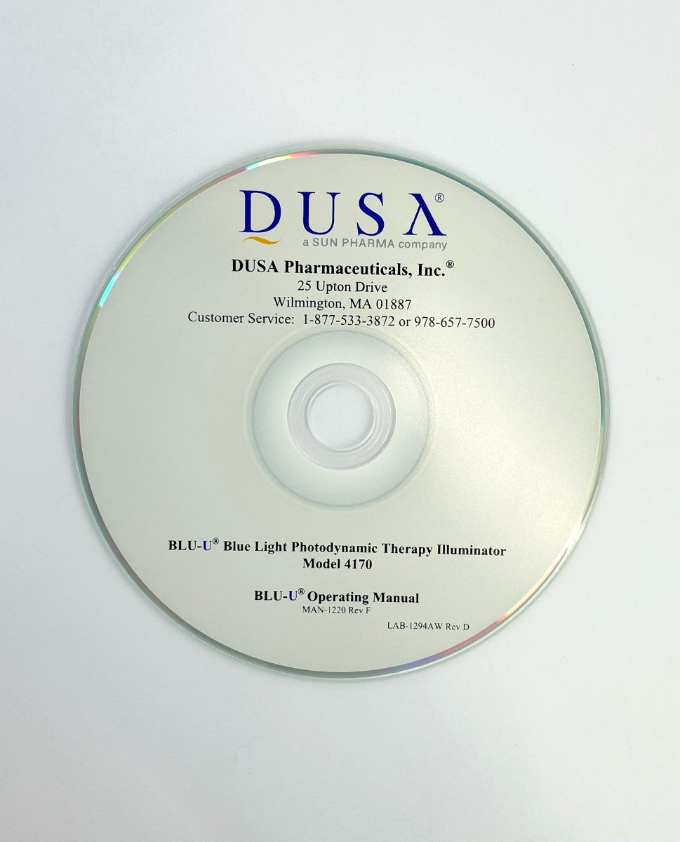 Dusa Operating Manual Blue Light Photodynamic Therapy Illuminator Model 4170 LAB-1294 A W Rev D