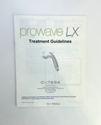 Cutera Prowave LX Wave Treatment Guidelines D1471 Rev. D