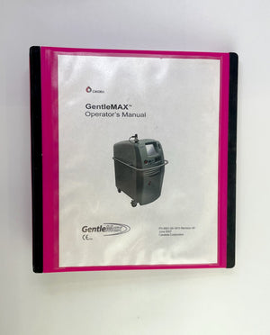 CANDELA GentleMAX Operator´s Manual P/N 8501-00-1810 Revision 06, June 2007