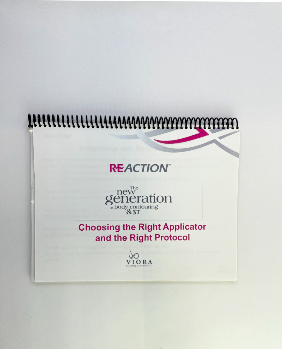 VIORA, REACTION, CHOOSING THE RIGHT APPLICATOR AND THE RIGHT PROTOCOL, GUIDEBOOK