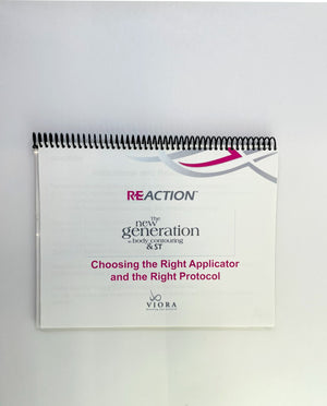VIORA, REACTION, CHOOSING THE RIGHT APPLICATOR AND THE RIGHT PROTOCOL, GUIDEBOOK