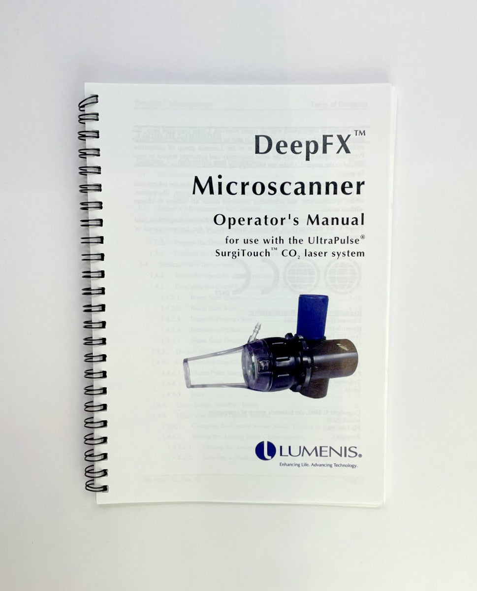 LUMENIS DeepFX Microscanner Operator’s Manual P/N: PB-1009720, Rev.C
