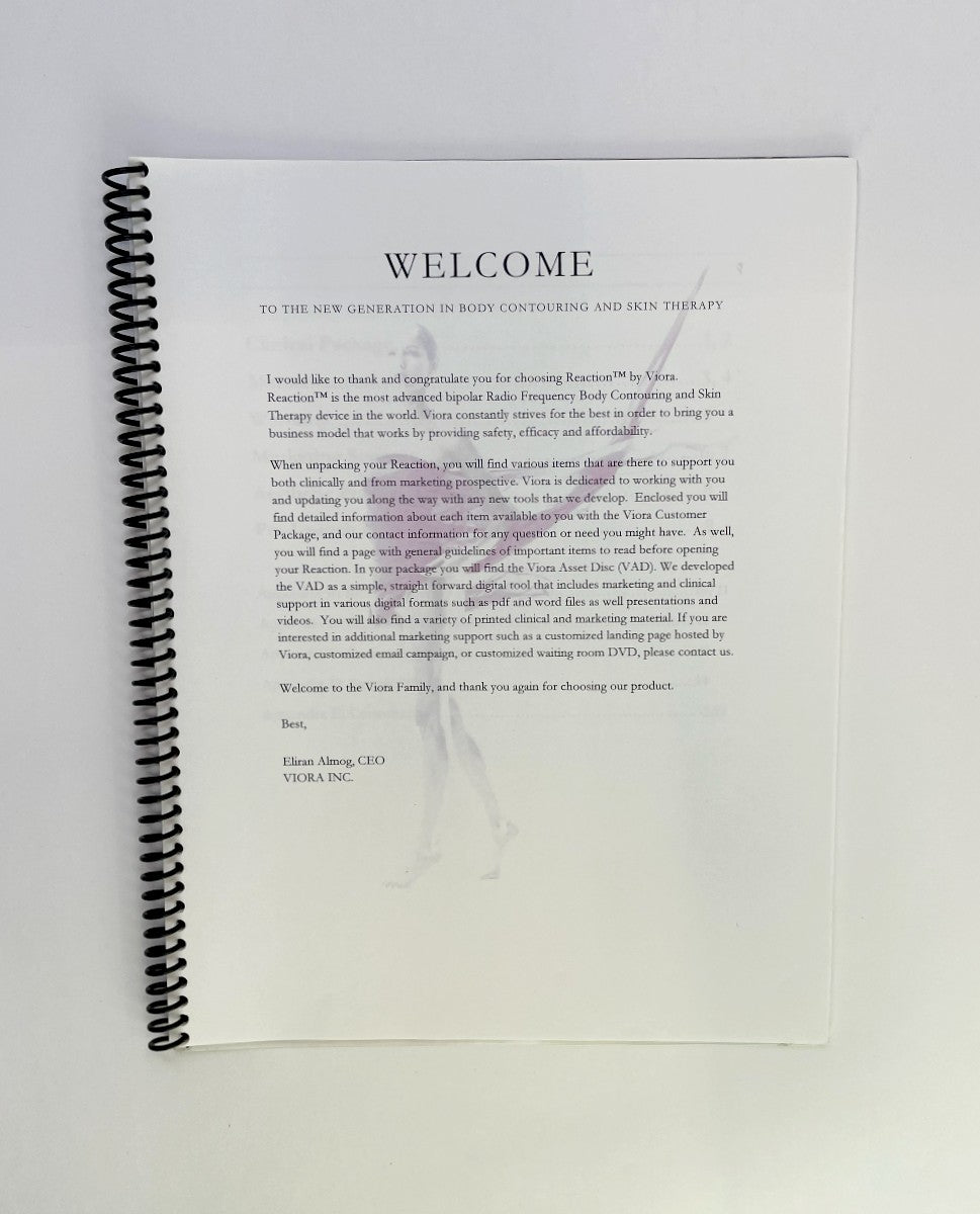 Viora Reaction Launch Kit System Operator Manual