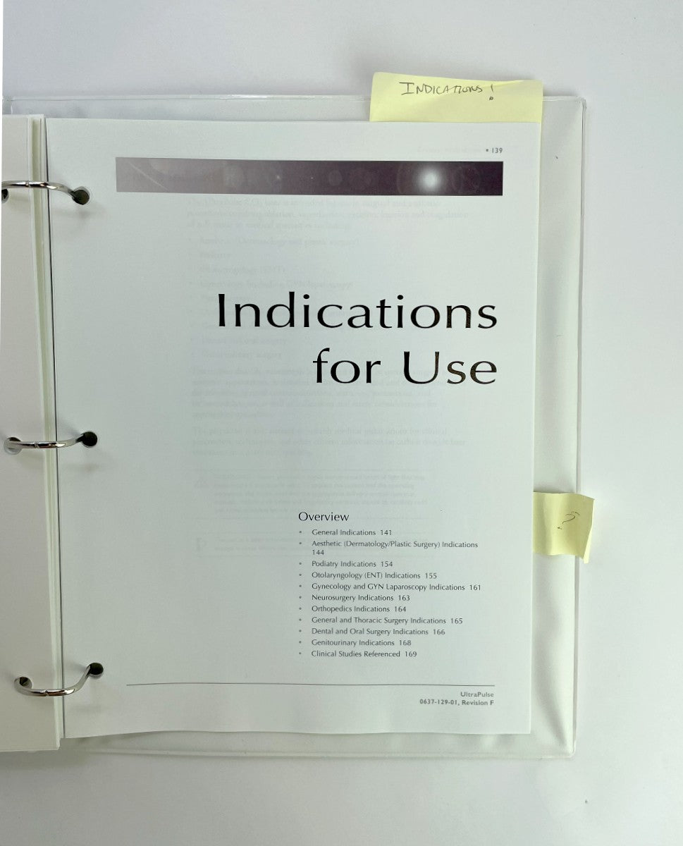 Lumenis UltraPulse Encore Carbon Dioxide Laser Operator Manual