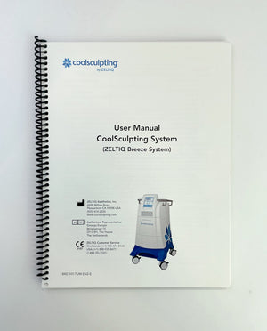 Zeltiq CoolSculpting User Operator Manual