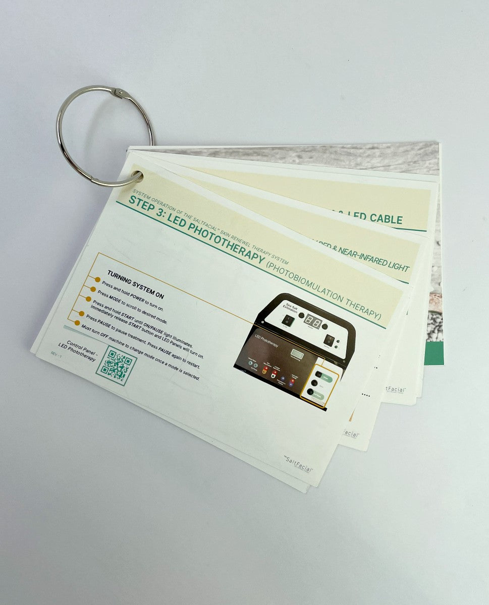 SaltFacial DAILY MAINTENANCE – PURGING THE SYSTEM- CARDS KIT