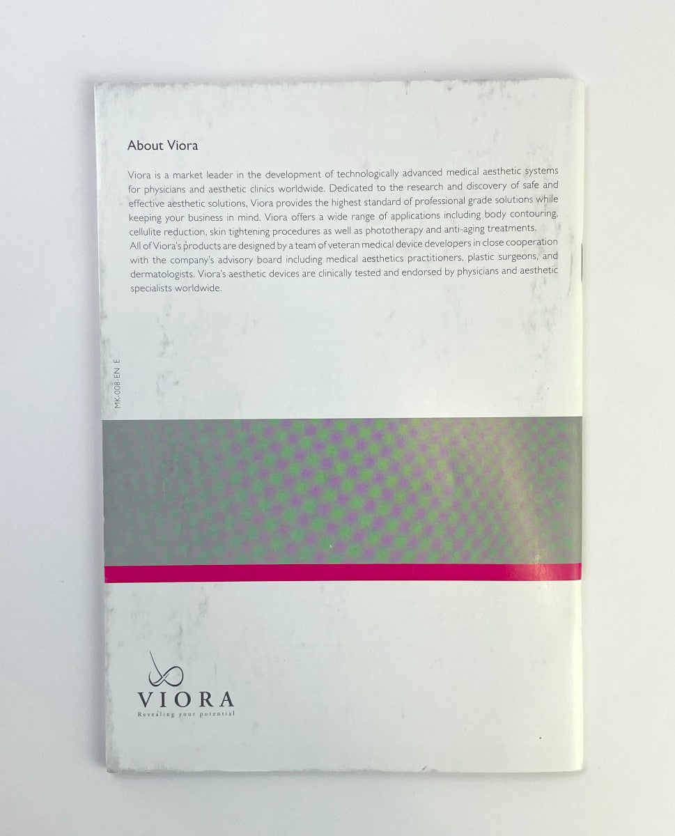 VIORA REACTION User Manual, Manual del Usuario The new generation in body contouring & skin tightening MK-008EN E 1