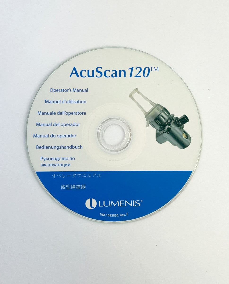LUMENIS AcuScan 120 Operator’s Manual CD disc 1082850 Rev. E Multiple Languages