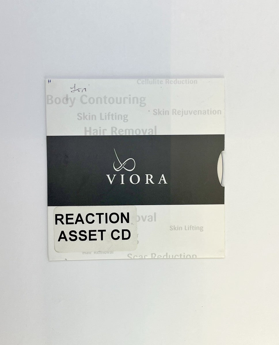VIORA REACTION ASSET Operator’s Manual CD disc