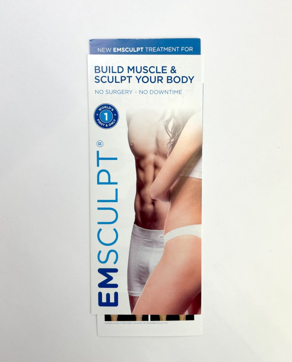 BTL Emsculpt Build Muscle & Sculpt Your Body No Surgery No Downtime Brochures