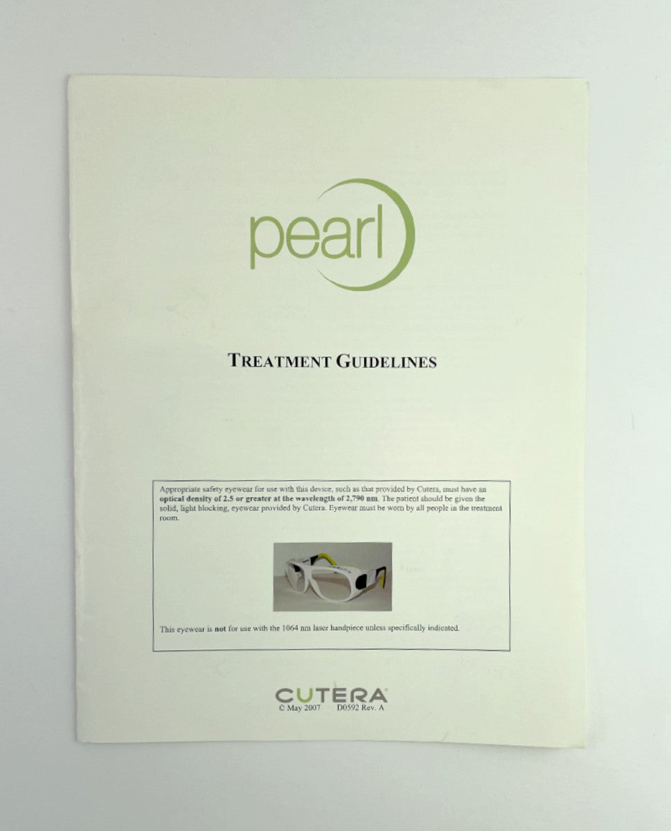 Cutera Pearl Treatment Guidelines D0592 Rev. A