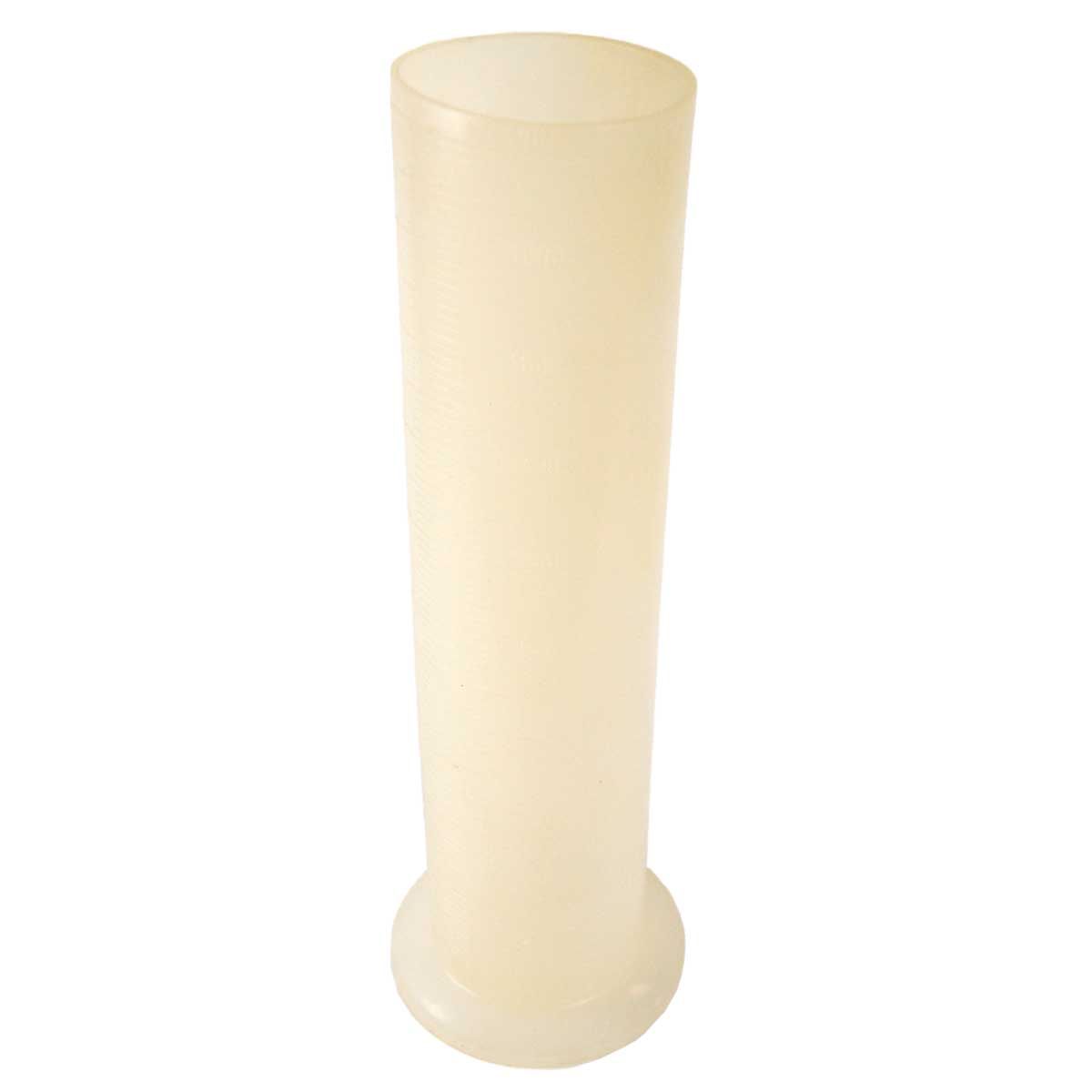 Polylab Measuring Cylinder 2000mL Polypropylene 15x3.5in & 5cm Tube Outlet AS-IS