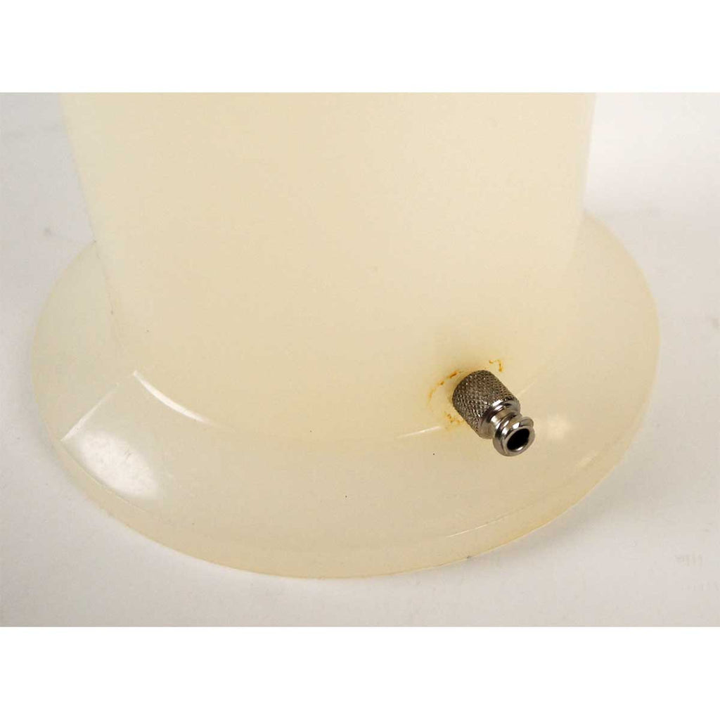 Polylab Measuring Cylinder 2000mL Polypropylene 15x3.5in & 5cm Tube Outlet AS-IS