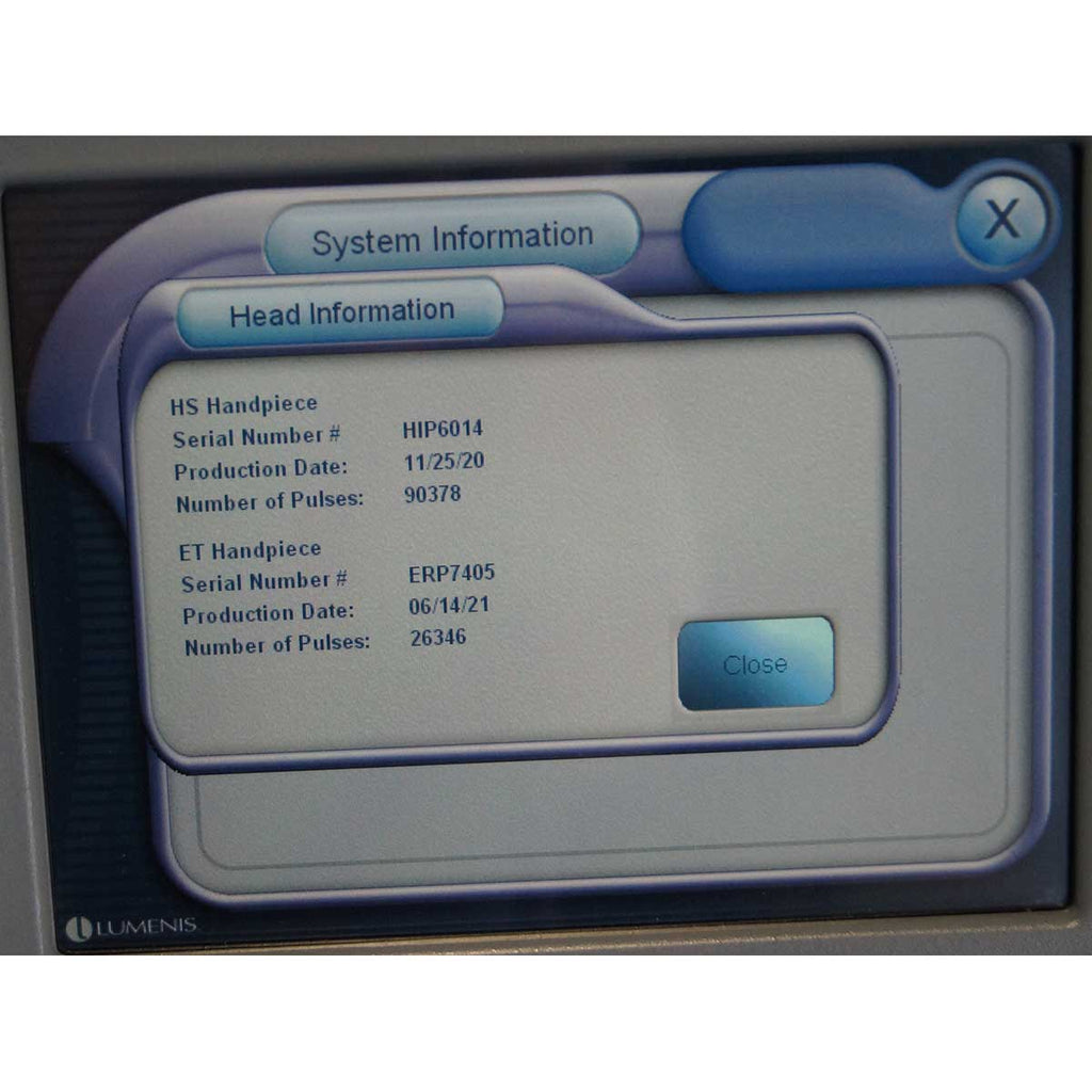 Lumenis LightSheer Duet Diode 810 Hair Removal Laser Light Sheer ET & HS 2011