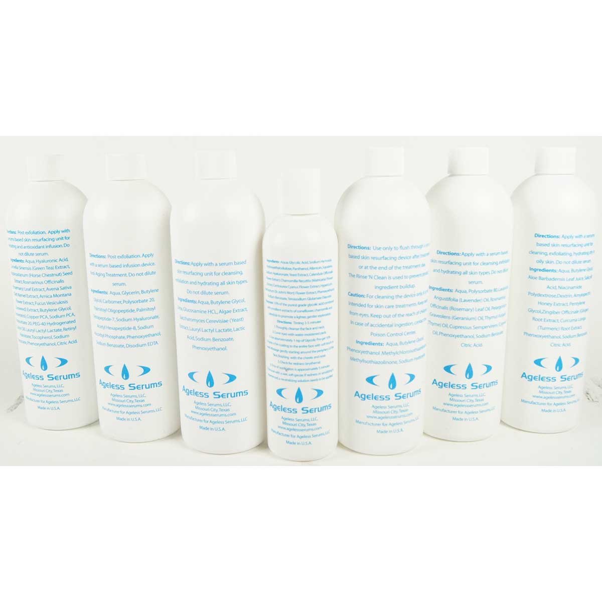Ageless Serums 7 Bottle Starting Kit Skincare Treatments Anti-Aging