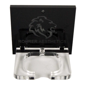 Rohrer Aesthetics Acrylic Wall Mount Handpiece Holder with Hardware