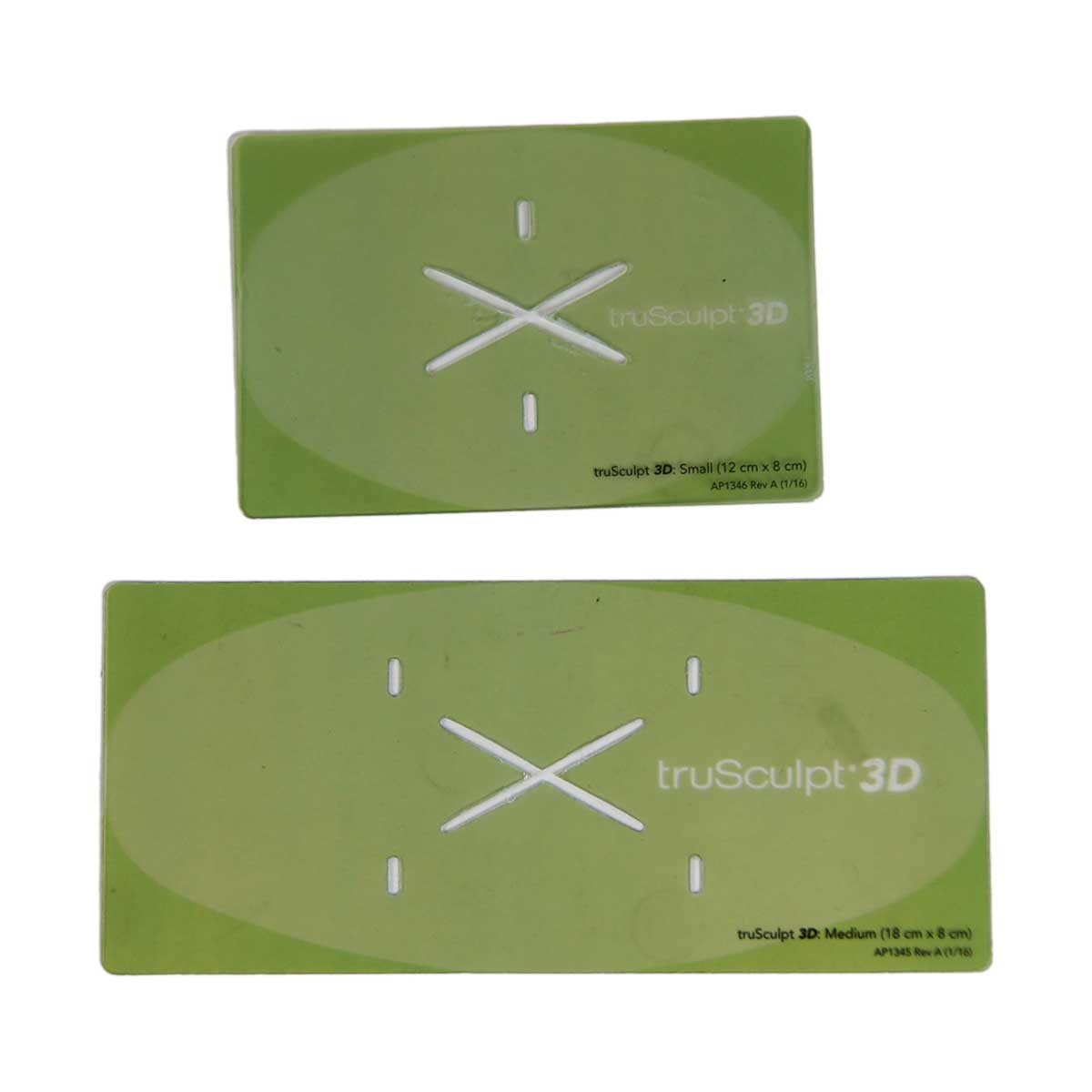 Cutera TruSculpt 3D Treatment Marking Templates Small/Medium Set AP1346 AP1345