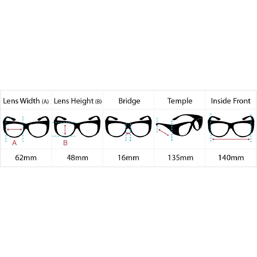 Laser Smart Filters Laser Safety PPE Glasses Clear KXL-6001 OD 7+ @ 190-360nm