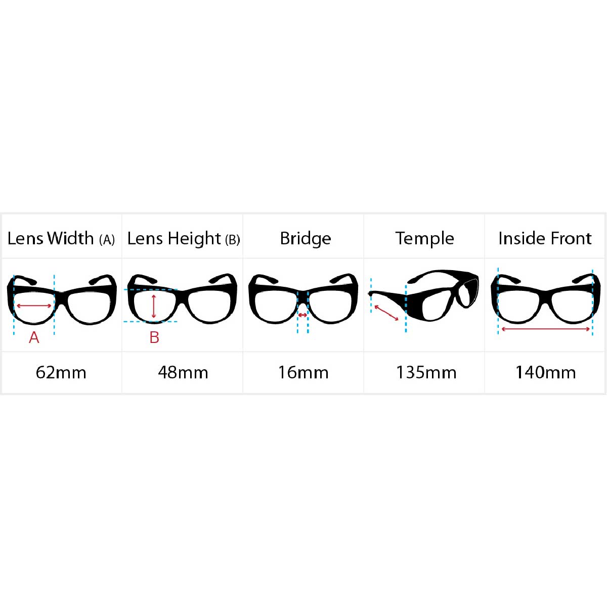 Laser Smart Filters Laser Safety PPE Glasses Clear KXL-6001 OD 7+ @ 190-360nm