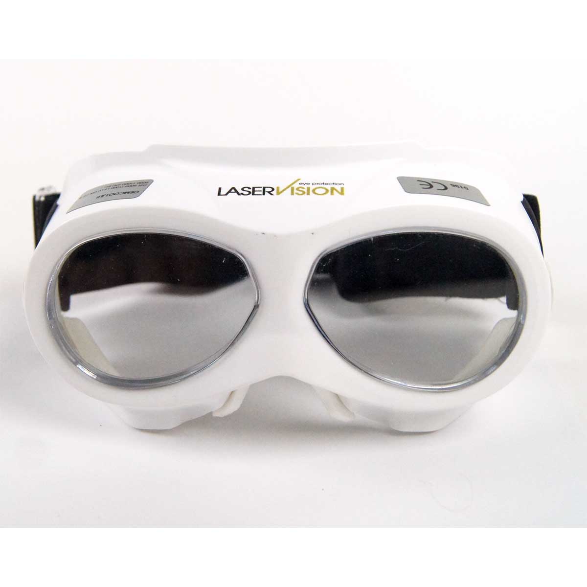 LaserVision CO2 Laser Operator Eyewear Safety Goggles PPE Clear White OD 6+