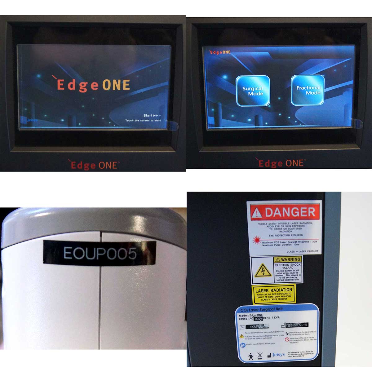 2015 Jeisys Edge One Fractional CO2 Skin Resurfacing Soft Tissue Laser System