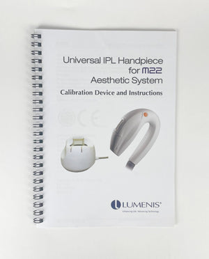 LUMENIS, Universal IPL Handpiece Manual for M22 Aesthetic System, Calibration of Device and Instructions, PB-1092870, Rev. B