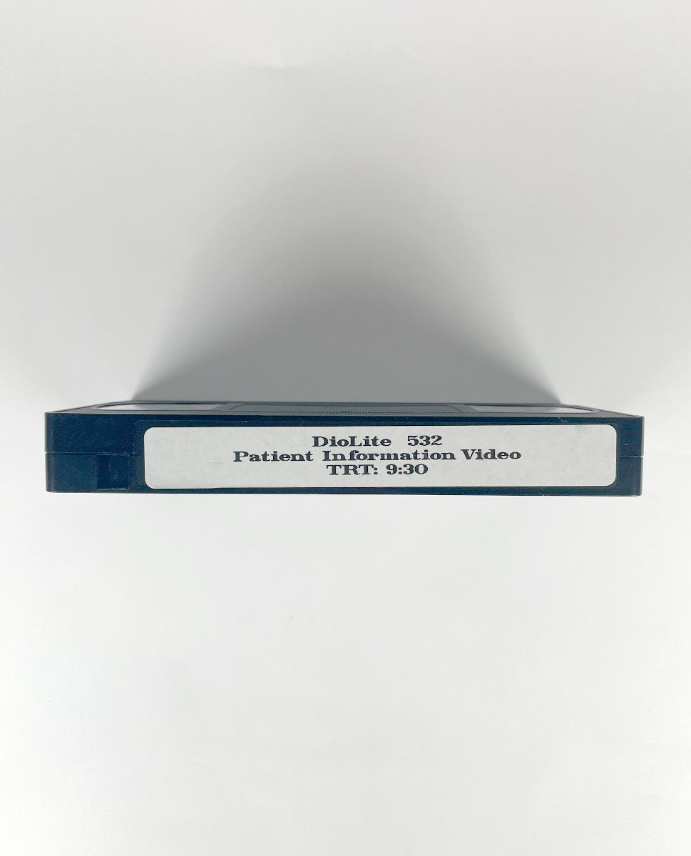 DioLite 532 Patient Information Video TRT: 9:30, VHS Video