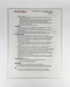 Fractora Quick Reference Guide DO604728E