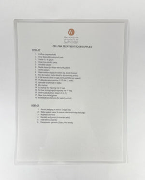 Ulthera Cellfina Treatment Room Supplies INTRA-OP/POST-OP