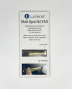 Lumenis Instructions for the Multi-Spot Nd: YAG