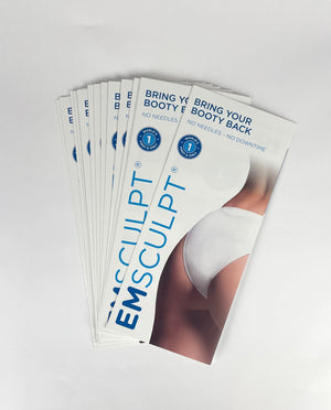 BTL EMSCULPT BRING YOUR BOOTY BACK Treatment Brochure 26 pcs