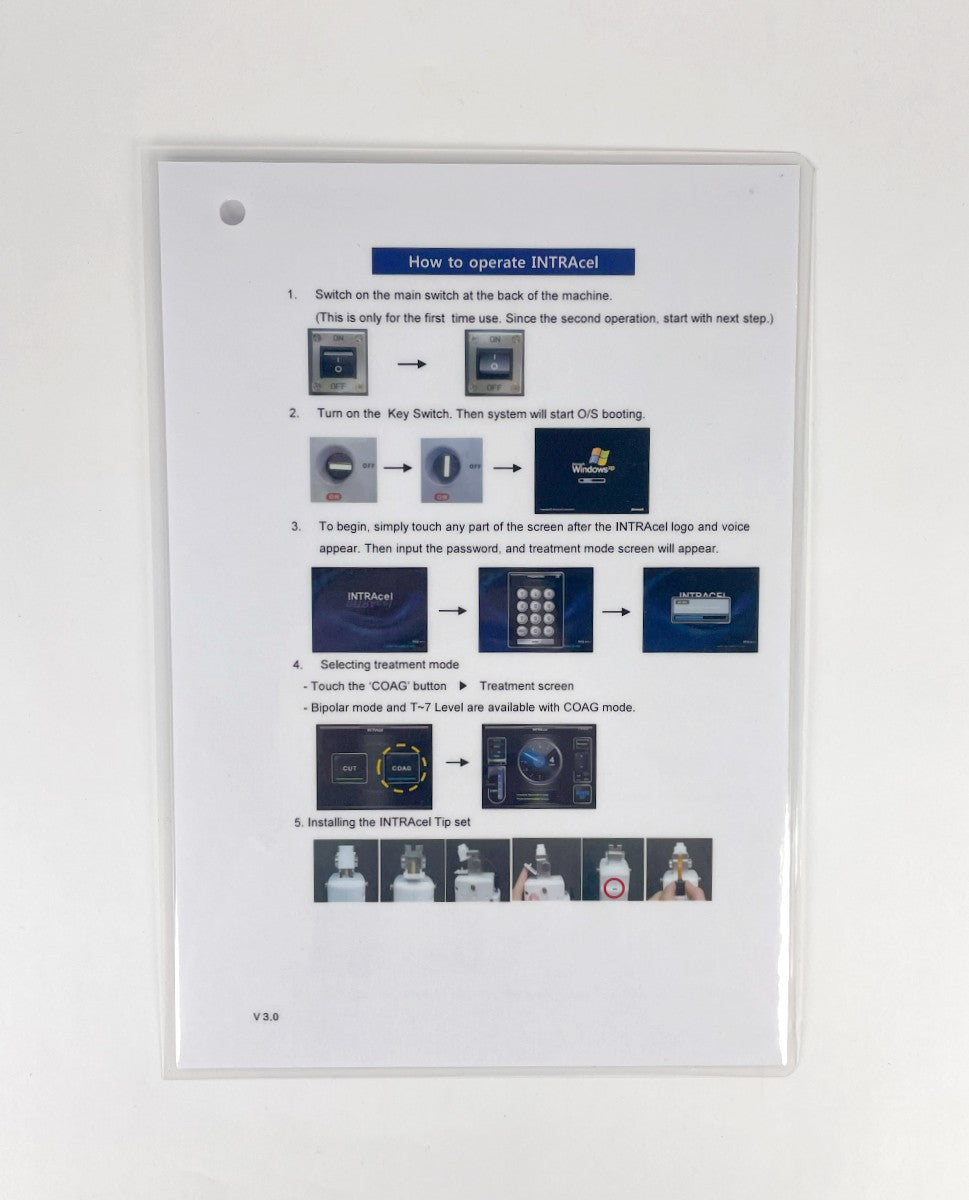 INTRAcel Operation Manual v.3.0