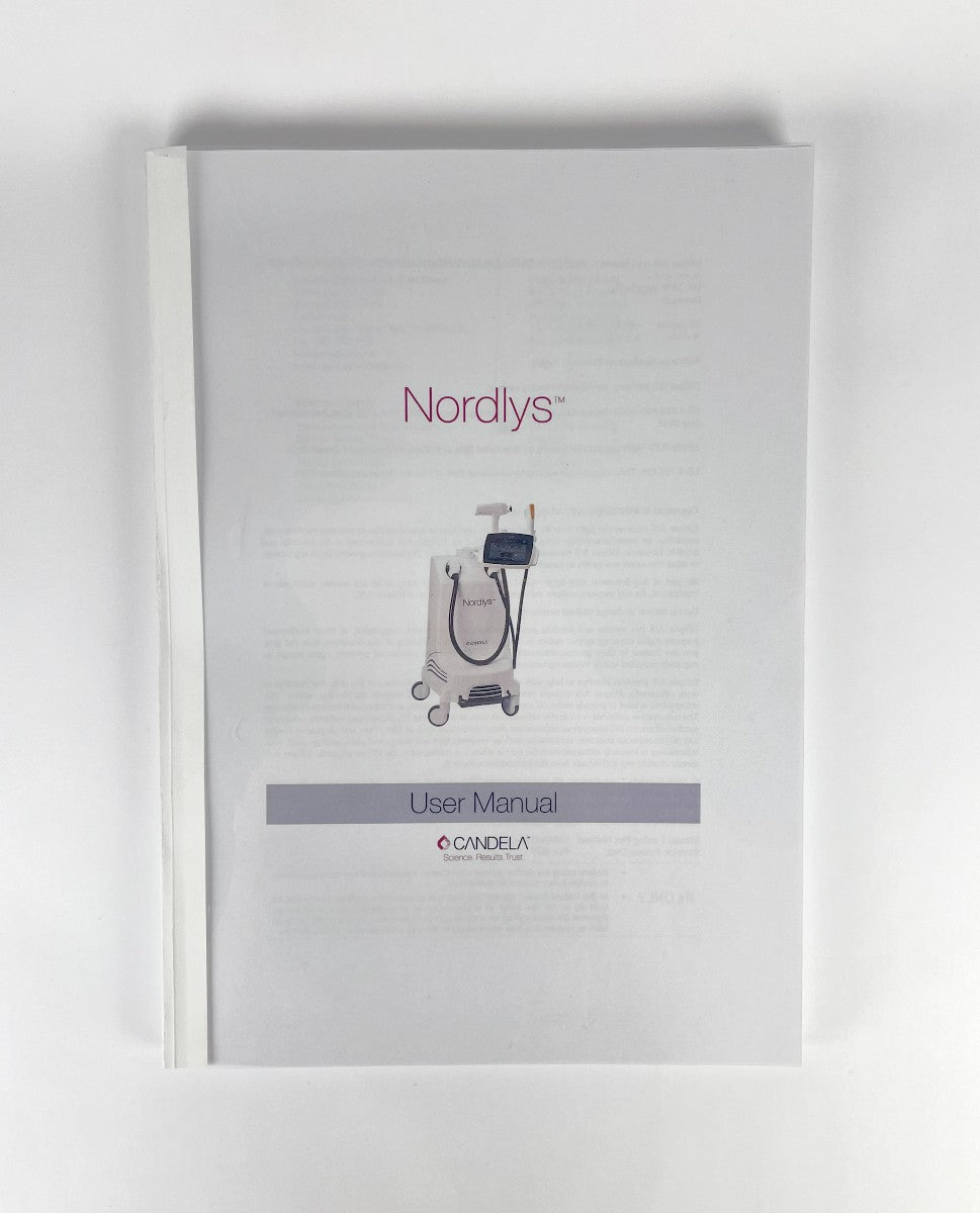 CANDELA Nordlys, User Manual, 1MAN 8549-G16-US, Software version 7PSW7741-F10